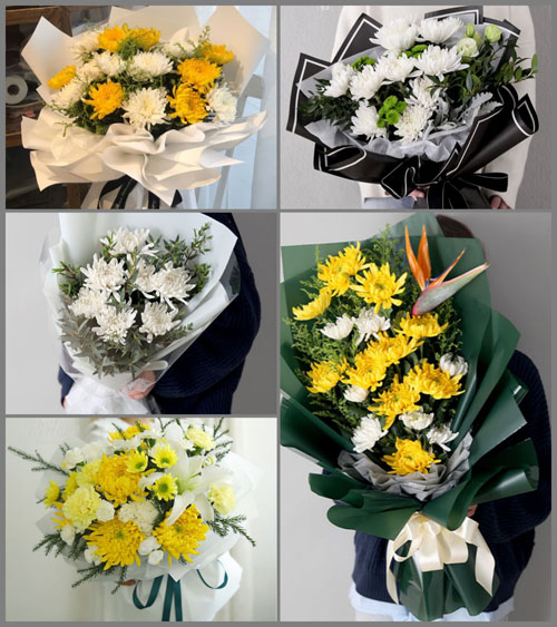 浙江省台州玉环县干江镇老傲前村白事花束代送